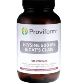 Proviform L-Lysine 500Mg & Cats Claw (180 vega capsules)