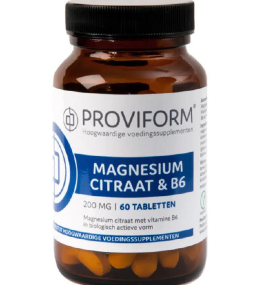 Proviform Magnesium Citraat 200 Mg & B6 (60 tabletten)