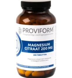 Proviform Magnesium Citraat 200 Mg & B6 (240 tabletten)