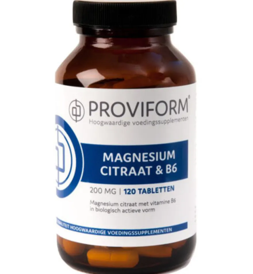 Proviform Magnesium Citraat 200 Mg & B6 (120 tabletten)