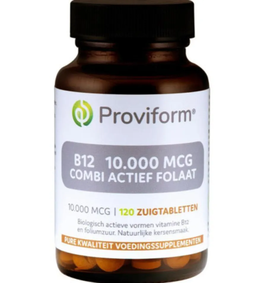 Proviform Vitamine B12 10.000Mcg Combi Actief Folaat (120 Zuigtabletten)