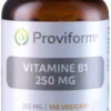 Proviform Vitamine B1 250mg Capsules (100 vegetarische capsules)