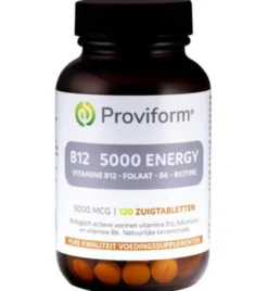 Proviform Vitamine B12 5000Mg Energy (120 Zuigtabletten)