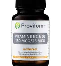 Proviform Vitamine K2 180Mcg & D3 25Mcg (60 vega capsules)