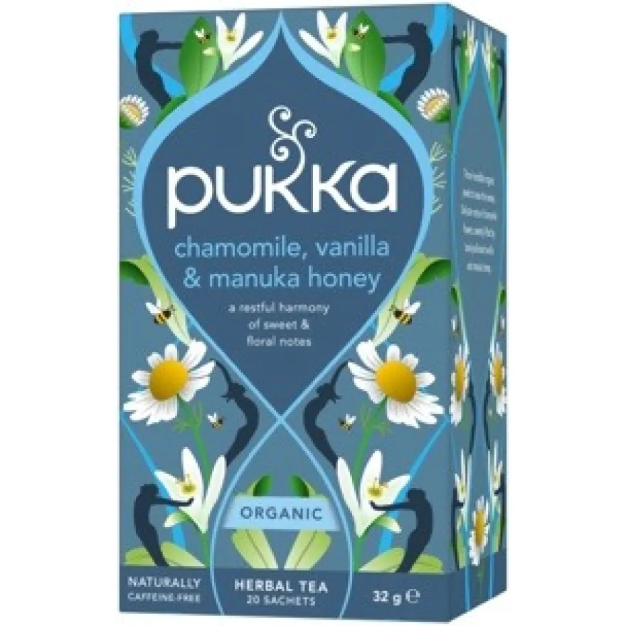 Pukka Organic Teas Chamomile Vanille/Manuka Honing Bio (20 zakjes)