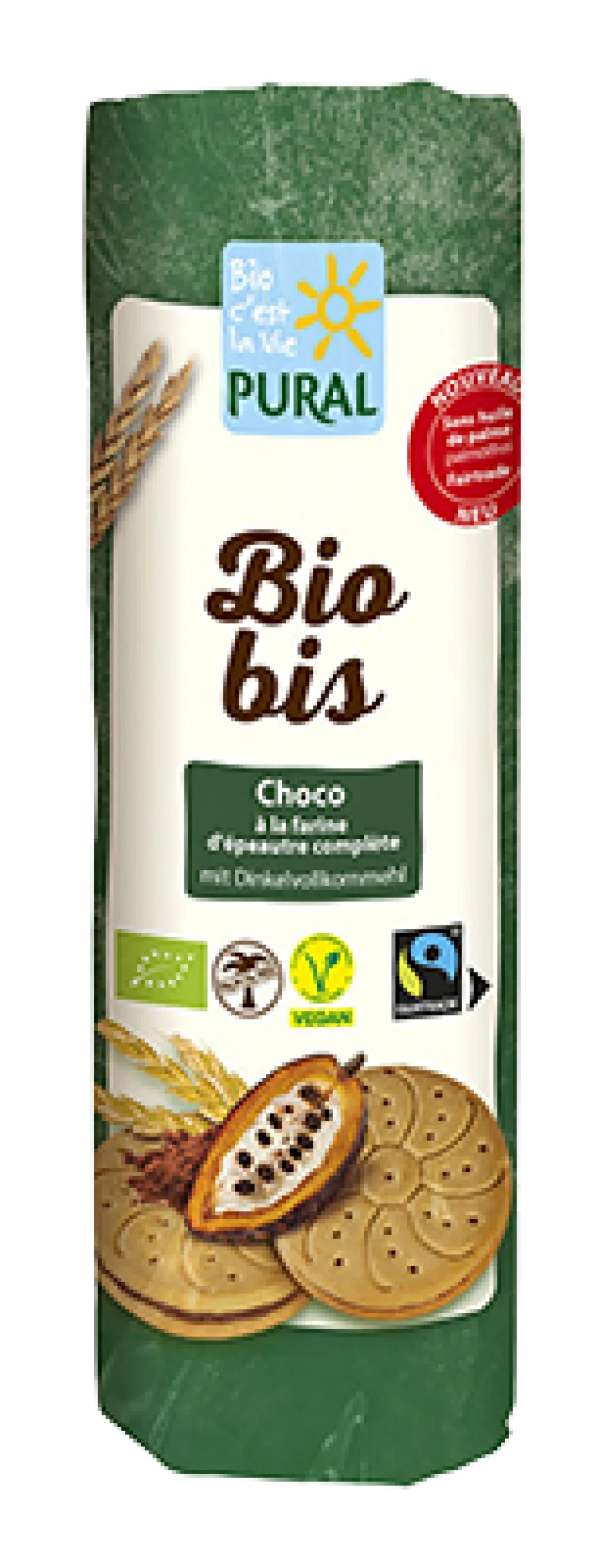 Pural Biobis Spelt Chocolade zonder Palmolie (petit Prince) Bio (320 gr)
