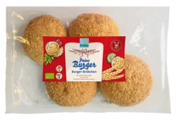 Pural Burgerbroodjes met Volkorenmeel en Sesam Bio (4 x 60 gr)