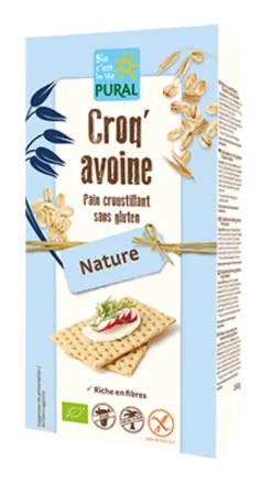 Pural Croq’avoine Knäckebröd Glutenvrij Bio (160 gr)