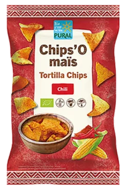 Pural Mais Tortilla Chips Chili Bio (125 gr)