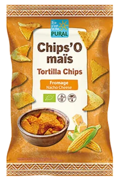 Pural Mais Tortilla Chips Nacho Kaas Bio (125 gr)