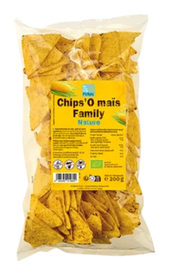 Pural Mais Tortilla Chips Nature Familypack Bio (200 gr)