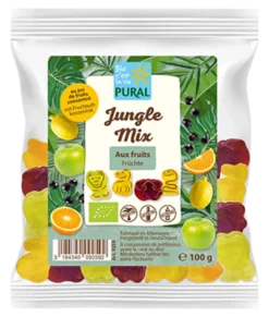 Pural Snoepmix-jungle met Vruchten in De Vorm van Dieren van De Savanne Bio (100 gr)