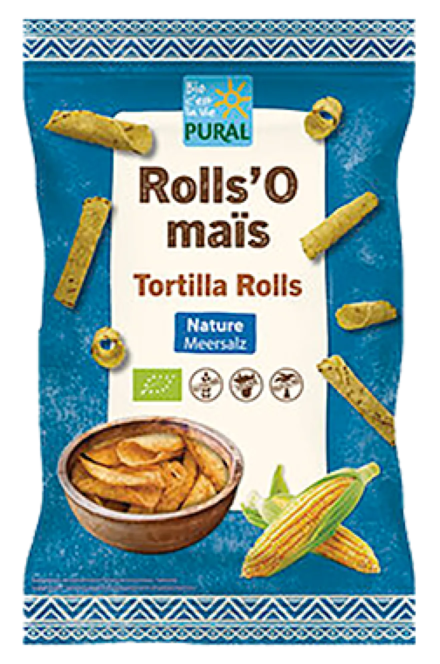 Pural Tortilla Rolls Natuur Bio (125 gr)