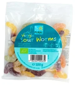 Pural Zure Fruitsnoepjes zonder Gelatine Bio (100 gr)