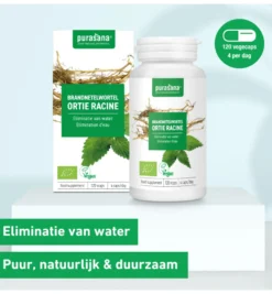 Purasana Brandnetelwortel/Ortie Racine Vegan Bio (120 vega capsules)