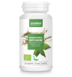 Purasana Brandnetelwortel/Ortie Racine Vegan Bio (120 vega capsules)