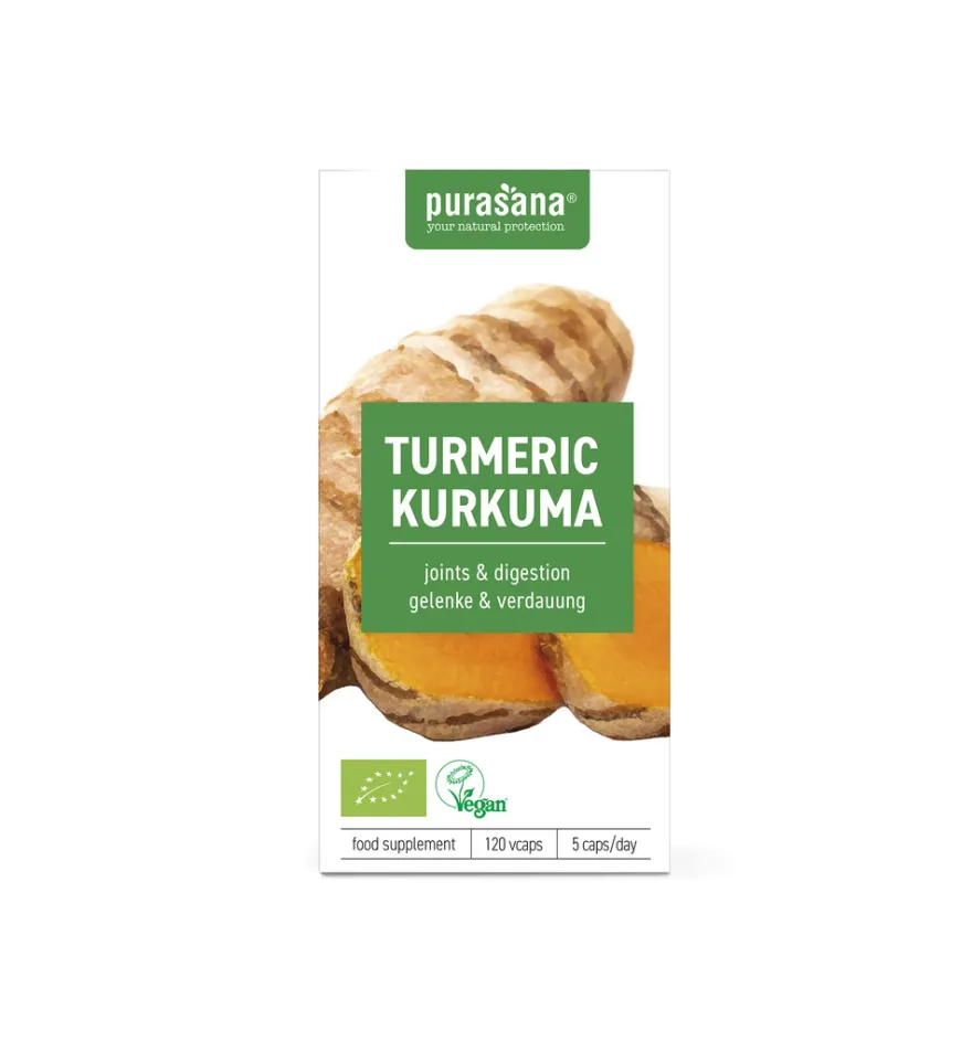 Purasana Curcuma Vegan Bio (120 vega capsules)