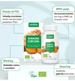Purasana Curcuma Vegan Bio (120 vega capsules)
