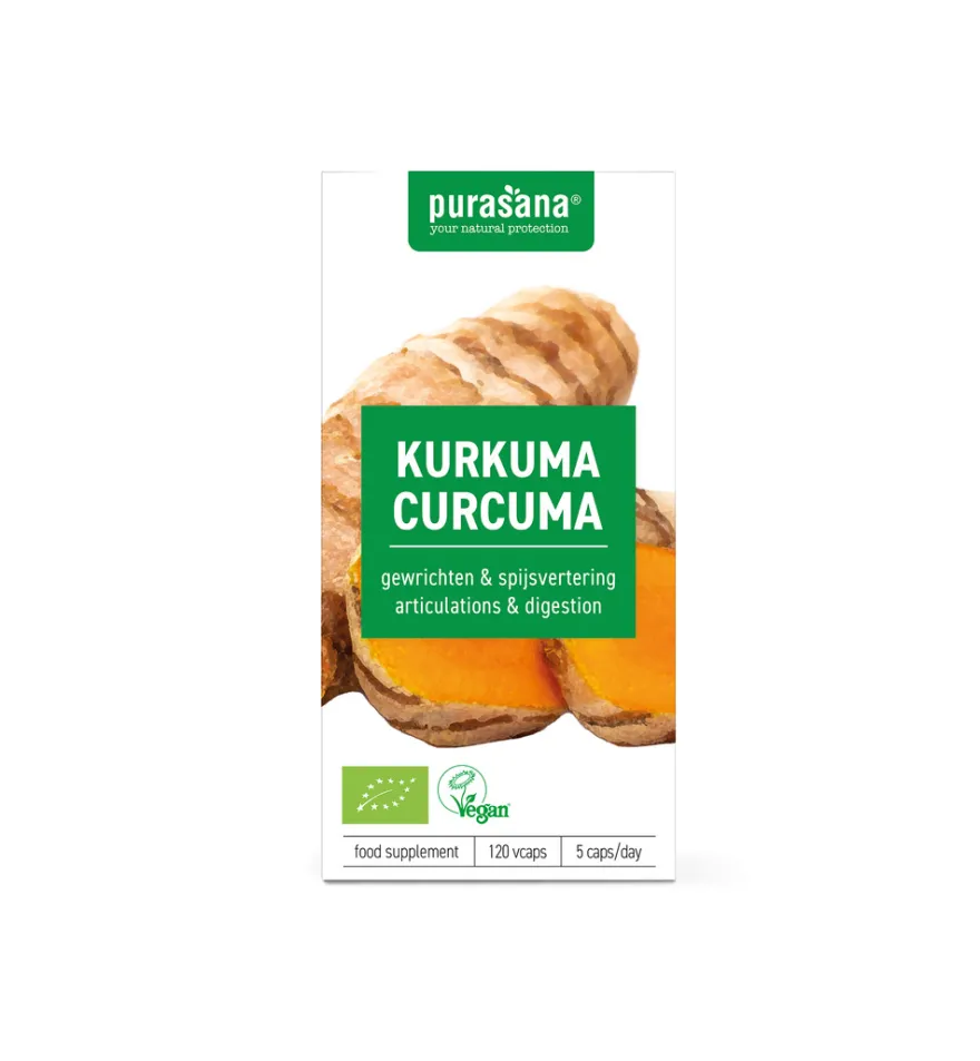 Purasana Curcuma Vegan Bio (120 vega capsules)
