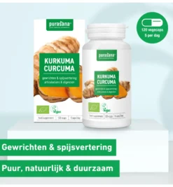 Purasana Curcuma Vegan Bio (120 vega capsules)