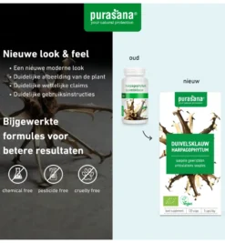 Purasana Duivelsklauw/Harpagophytum Vegan Bio (120 vega capsules)
