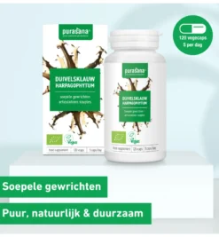 Purasana Duivelsklauw/Harpagophytum Vegan Bio (120 vega capsules)