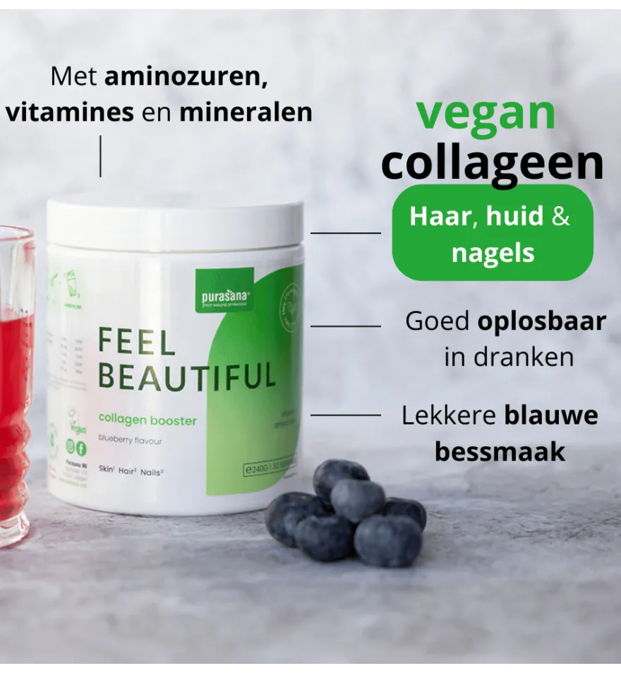 Purasana Feel Beautiful – Vegan Collageen Booster (250 gr)