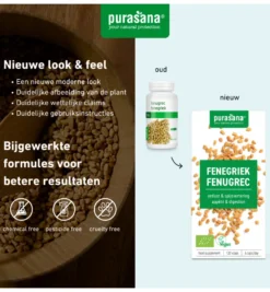 Purasana Fenegriek/Fenugrec Vegan Bio (120 vega capsules)