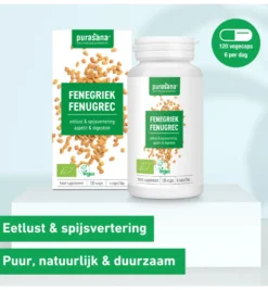 Purasana Fenegriek/Fenugrec Vegan Bio (120 vega capsules)