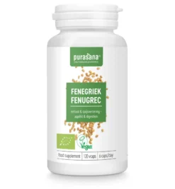 Purasana Fenegriek/Fenugrec Vegan Bio (120 vega capsules)
