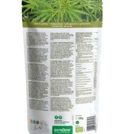 Purasana Gepeld Hennepzaad Hulled Hemp Seeds Bio (200 gr)