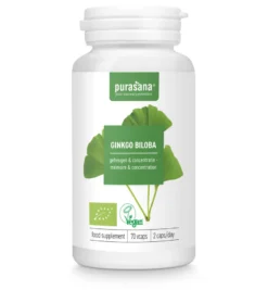 Purasana Ginkgo Biloba Vegan Bio (70 vega capsules)