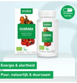 Purasana Guarana Vegan Bio (120 vega capsules)