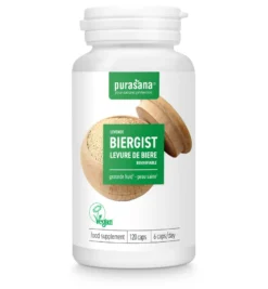 Purasana Levende Biergist/Levure De Biere Revivifiable (120 capsules)
