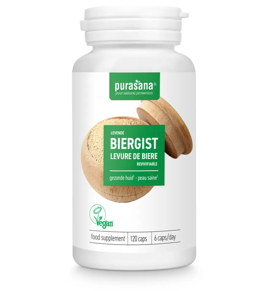 Purasana Levende Biergist/Levure De Biere Revivifiable (120 capsules)