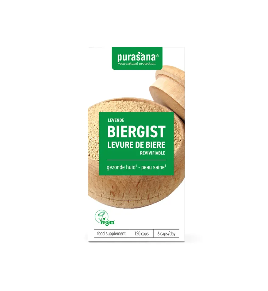 Purasana Levende Biergist/Levure De Biere Revivifiable (120 capsules)