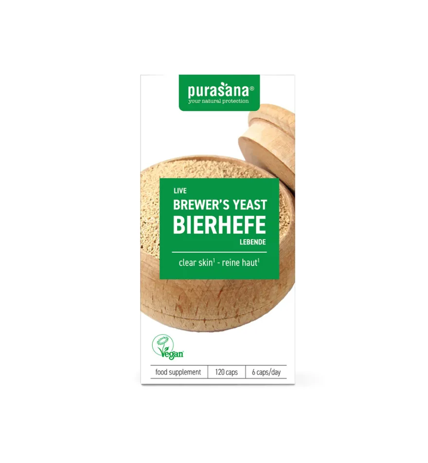 Purasana Levende Biergist/Levure De Biere Revivifiable (120 capsules)
