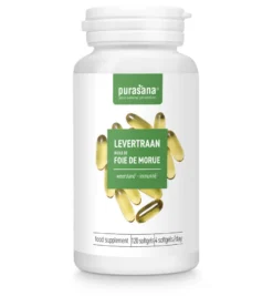 Purasana Levertraan/Huile De Foie De Morue (120 capsules)