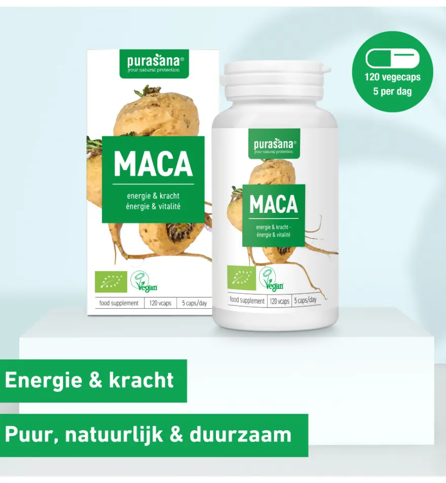 Purasana Maca Vegan Bio (120 vega capsules)
