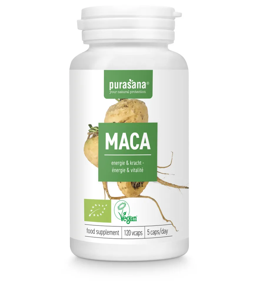 Purasana Maca Vegan Bio (120 vega capsules)
