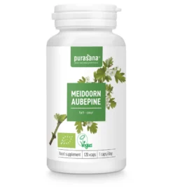 Purasana Meidoorn/Aubepine Vegan Bio (120 vega capsules)