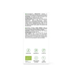 Purasana Meidoorn/Aubepine Vegan Bio (120 vega capsules)