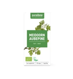 Purasana Meidoorn/Aubepine Vegan Bio (120 vega capsules)
