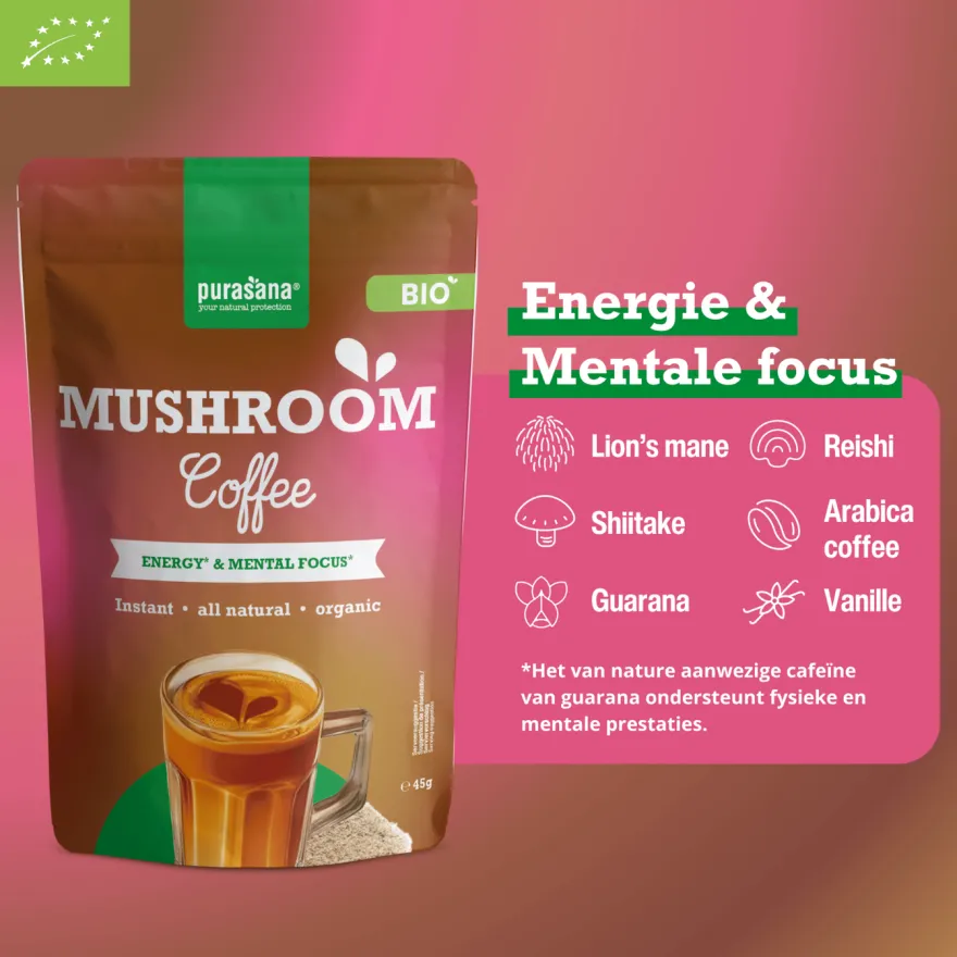 Purasana Mushroom Coffee Poeder (45 gr)
