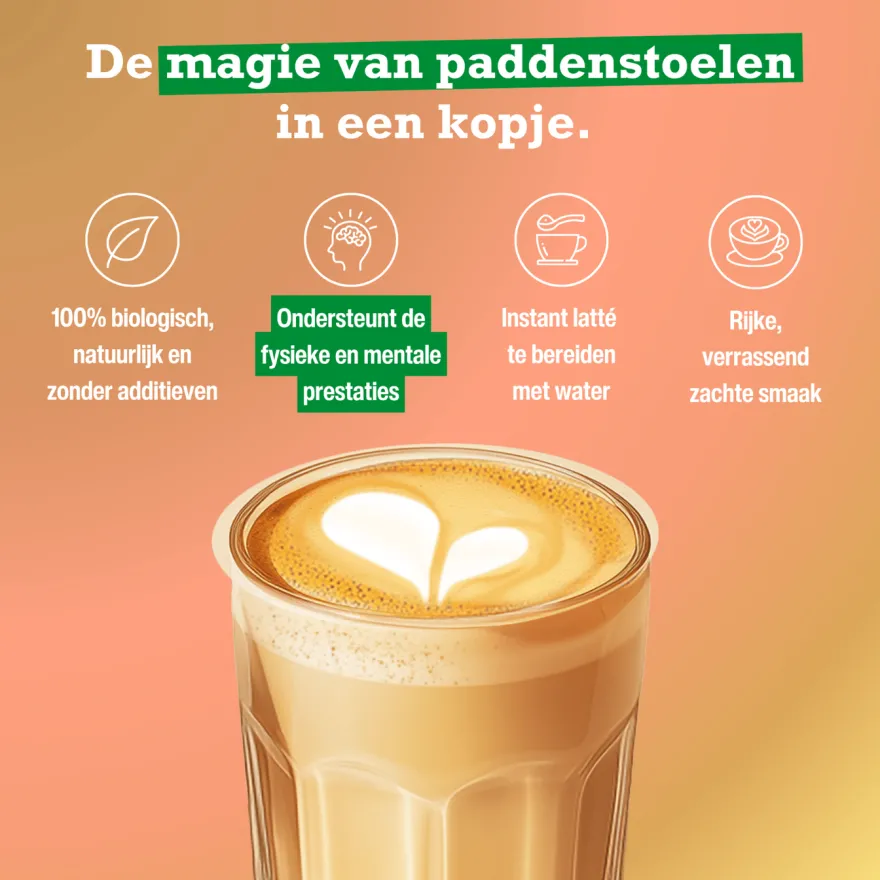 Purasana Mushroom Latté Poeder (100 gr)