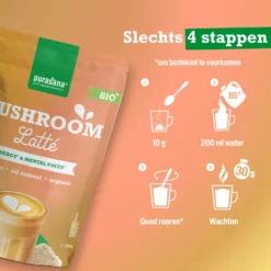 Purasana Mushroom Latté Poeder (100 gr)