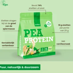 Purasana Plant Protein Erwt Vaniille (400 gr)