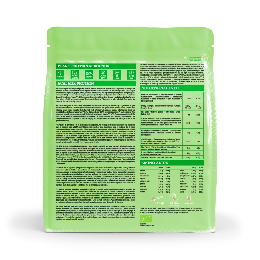 Purasana Plant Protein Mix Rode Biet Bio (400 gr)