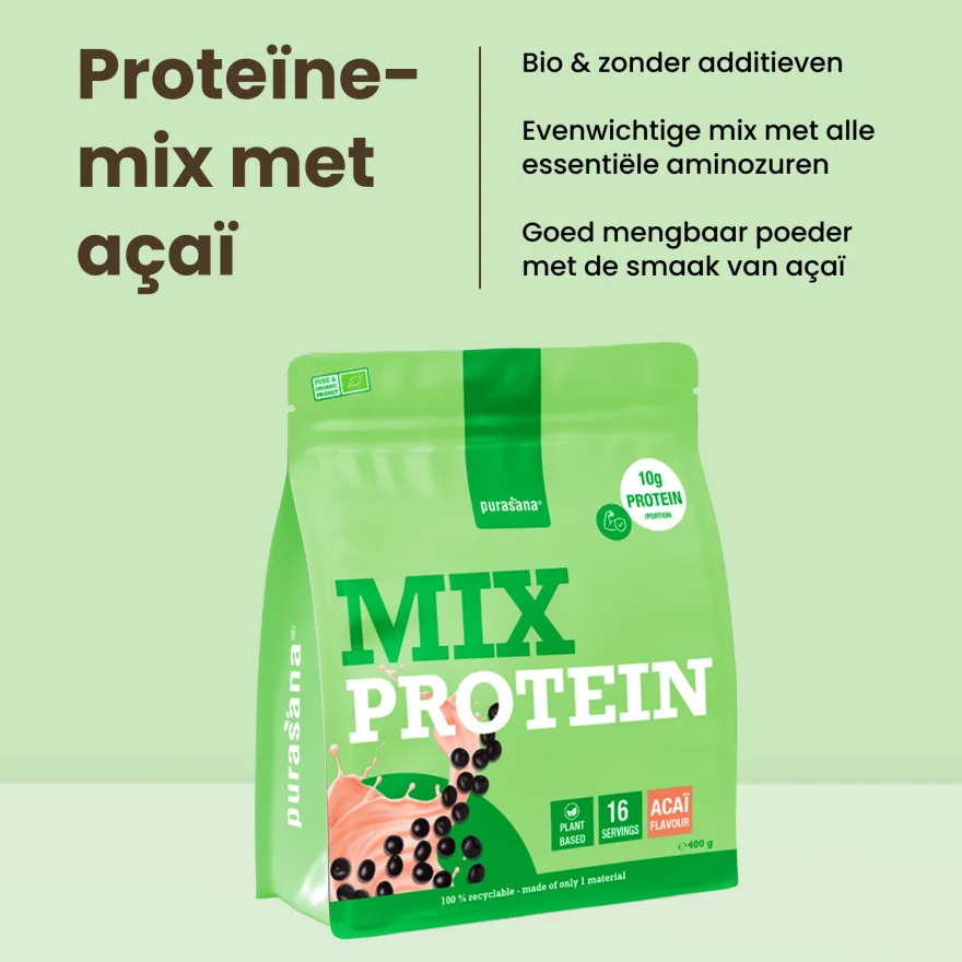 Purasana Plant Protein Mix Rode Biet Bio (400 gr)
