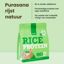 Purasana Plant Protein Rijst Natuurlijk Bio (400 gr)
